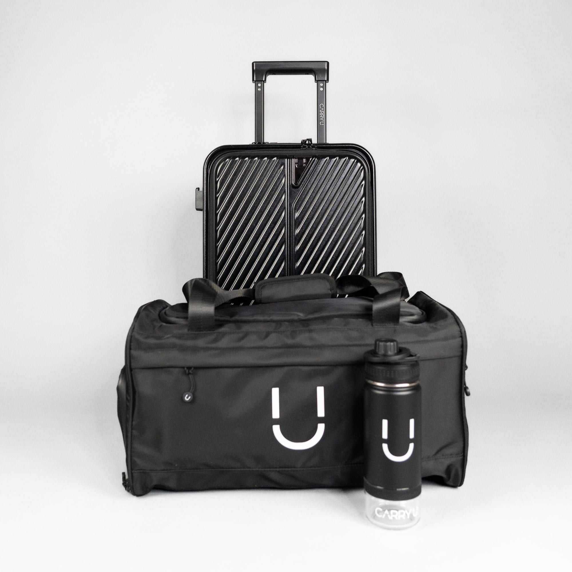 Carry-on + Sac + Bouteille CARRY U Noir Noir
