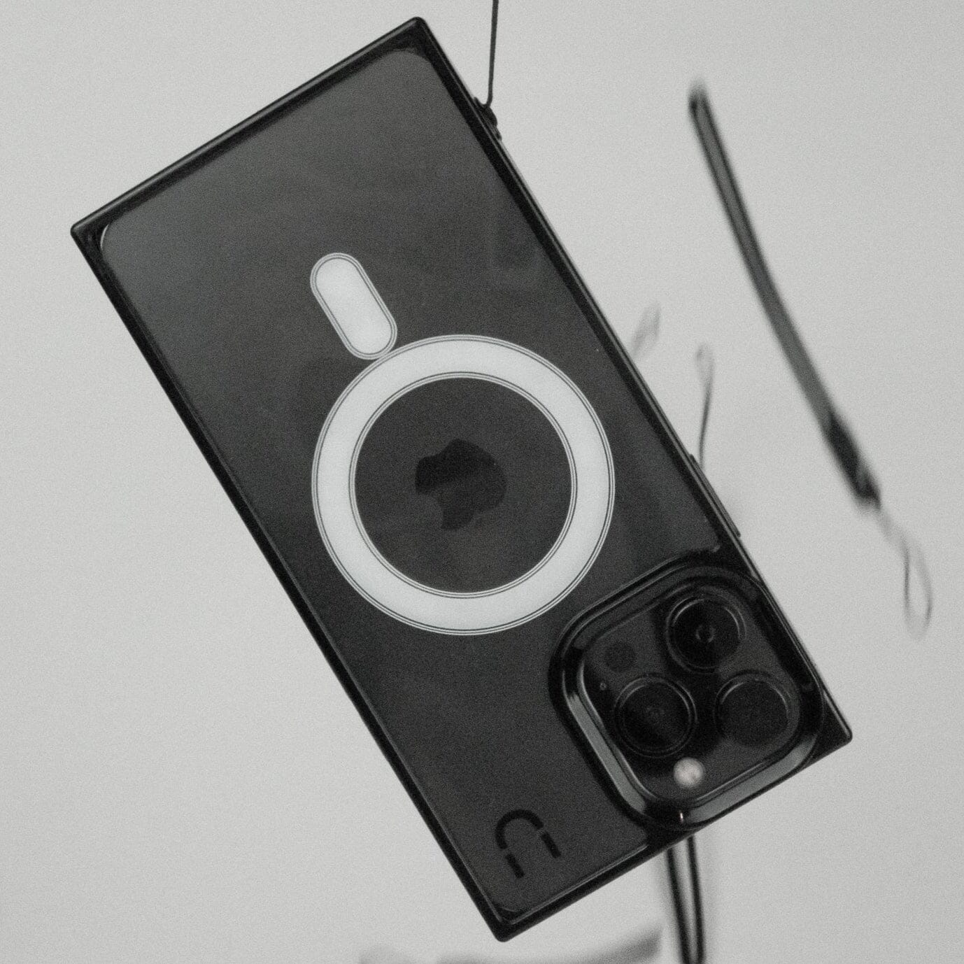 Étuis iPhone Carrés - SQÜARE Case pour iPhone (à l'unité) Case 4U Iphone 12 / 12 Pro Noir