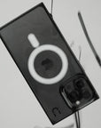 Étuis iPhone Carrés - SQÜARE Case pour iPhone (à l'unité) Case 4U Iphone 12 / 12 Pro Noir