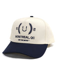 Casquette Ü CAP Montréal QC profil visière marine