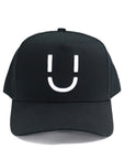 Casquette Ü CAP noire logo Ü brodé blanc vue de face