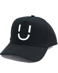 Casquette Ü CAP noire profil visière courbée