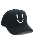 Casquette Ü CAP noire trois quarts