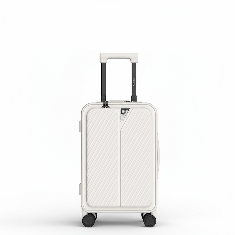 Valise PÜRE détail port USB et serrure TSA