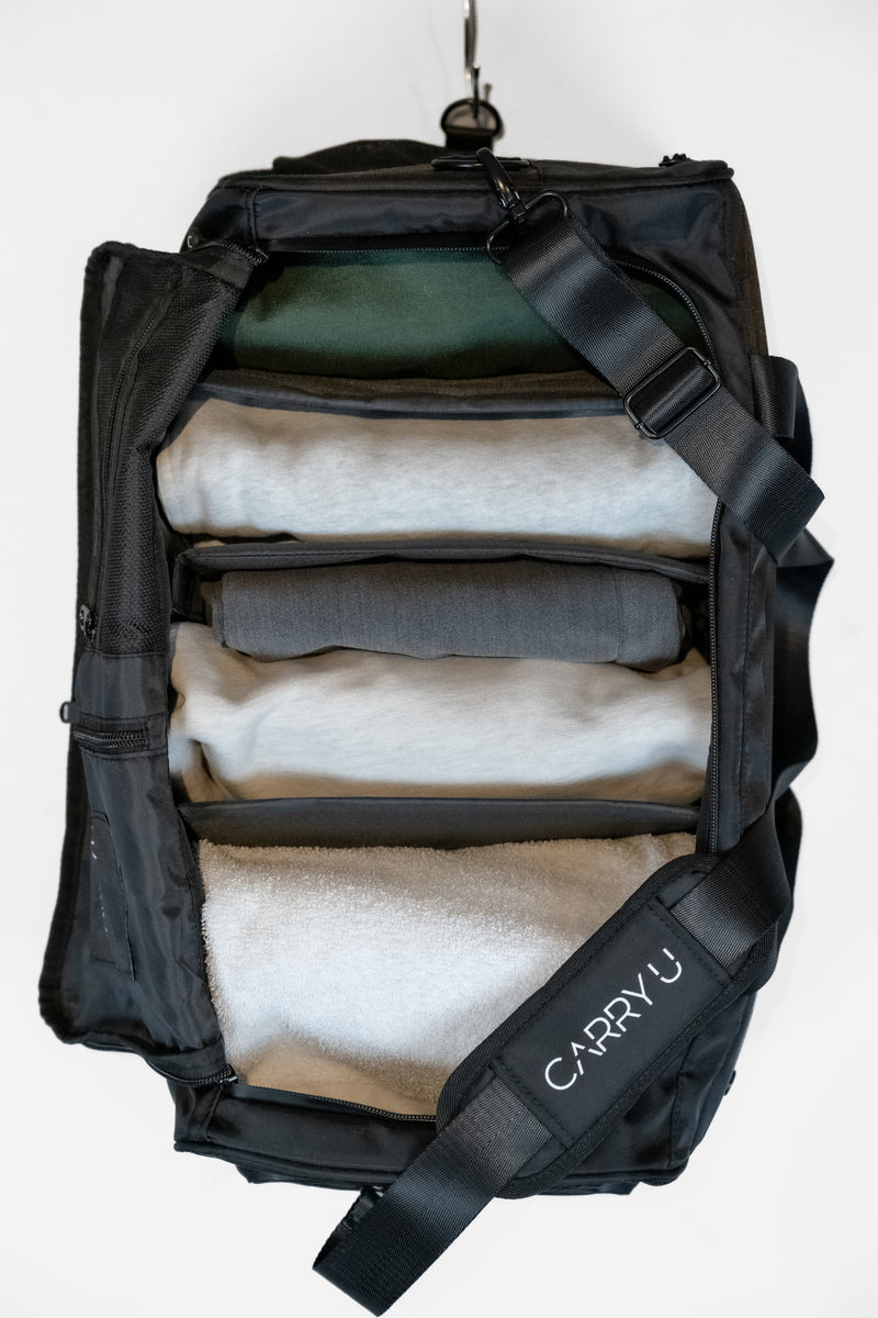 Sac de sport PÜSH noir vue arrière