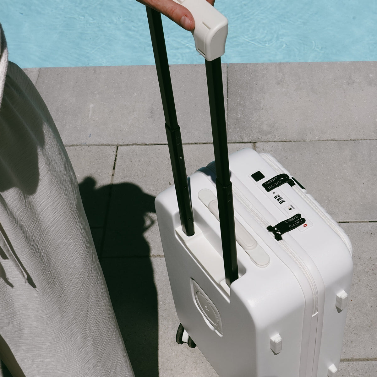 Valise cabine blanche