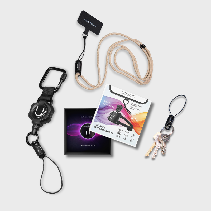 LOCKÜP™ Security Bundle — 4-in-1 Anti-Theft &amp; Hands-Free Phone Kit
