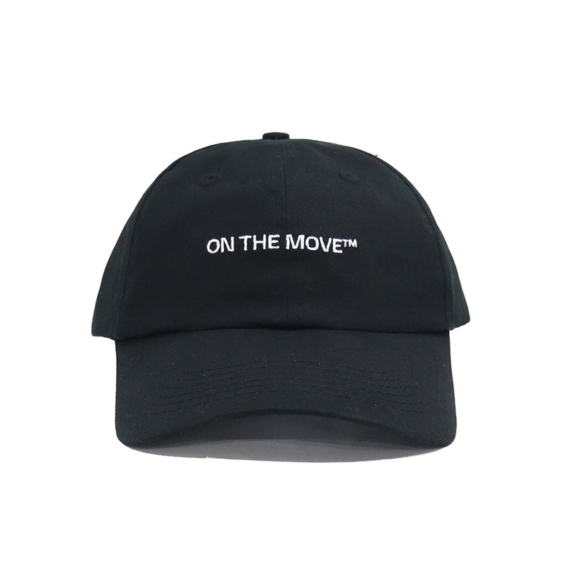 Dad cap Ü CAP noire On The Move vue de face #c_dadcap