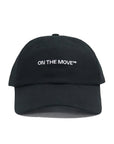 Dad cap Ü CAP noire On The Move vue de face 