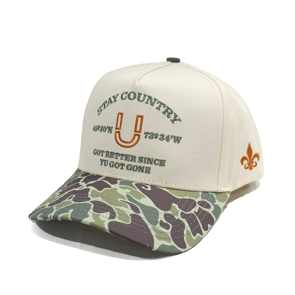 Casquette Ü CAP Stay Country profil visière camo 